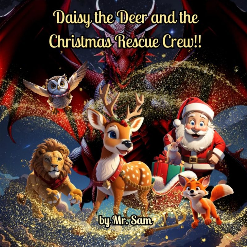 Daisy the Deer and the Christmas Rescue Crew!! By Mr. Sam