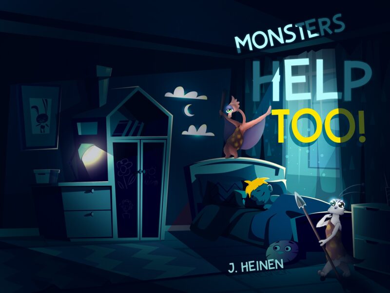 Children’s Book – Monsters Help Too! By J Heinen