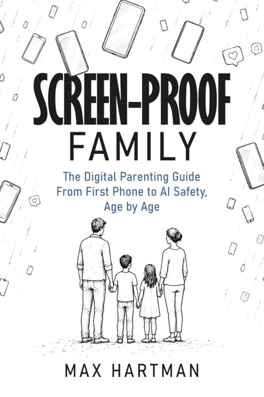 Screen-Proof Family: The digital parenting guide – from first phone to social media to AI safety, age by age