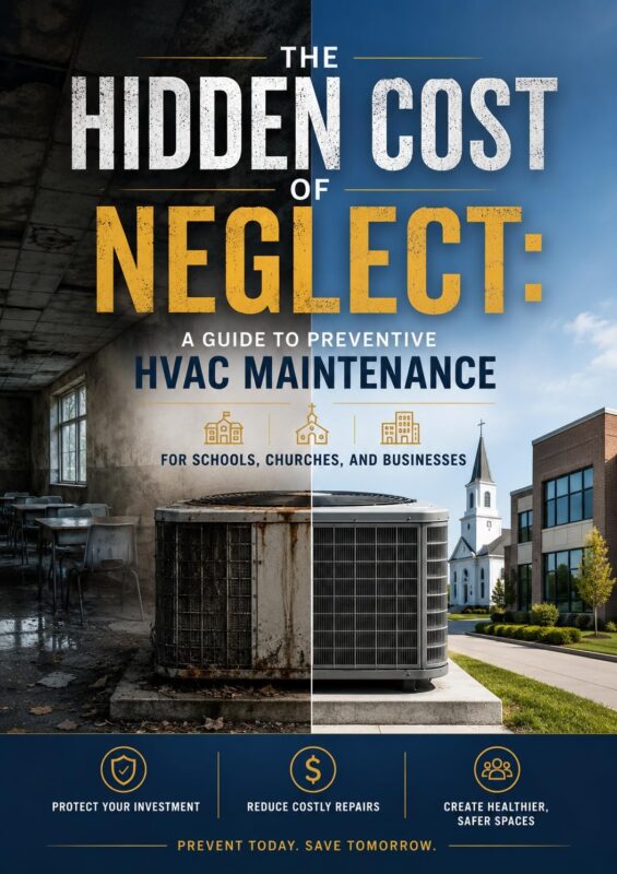 The Hidden Cost of Neglect: A guide to Preventive HVAC Maintenance for Schools, Churches, and Businesses