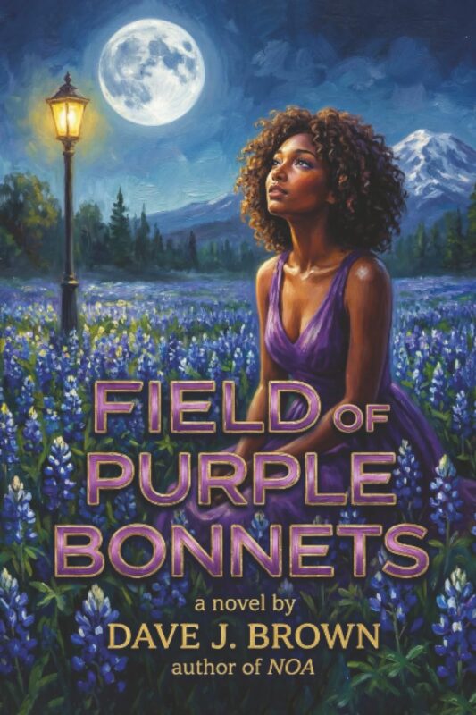 Field of Purple Bonnets By Dave J. Brown
