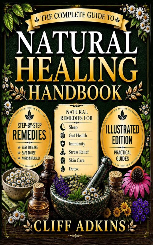 Natural Healing Handbook: The Simple Remedies for Sleep, Gut Health, Detox, Skin, Immunity, and Stress Using Everyday Herbs and Easy Step-by-Step Methods By Cliff Adkins